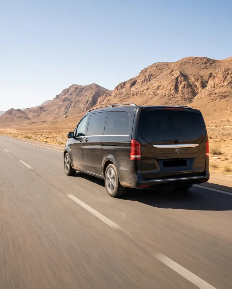 Long distance VIP chauffeur transport across Morocco